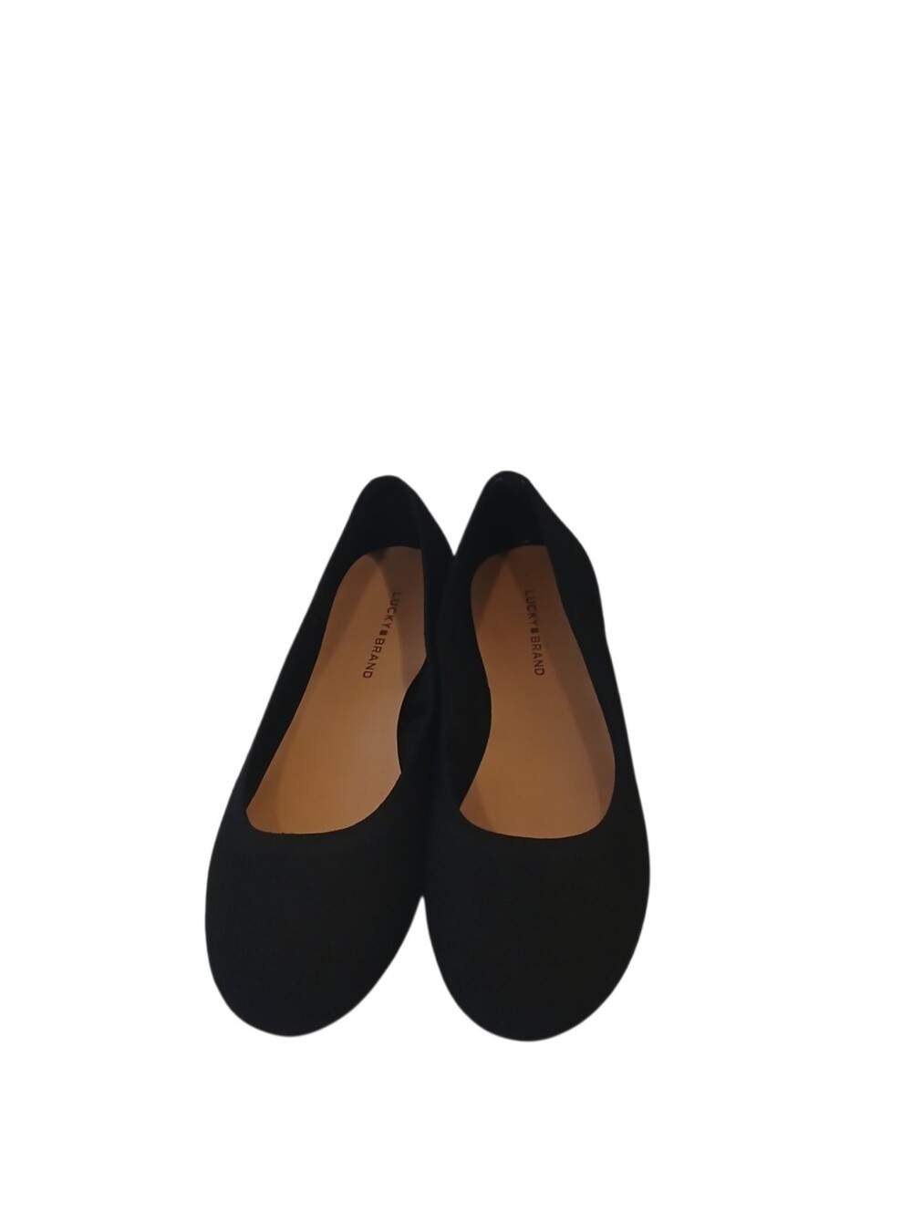 Lucky Brand Black Knit Erin Ballet Flats Size 8.5